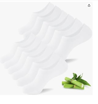 Calcetines de bambu para mujer pack de 6 pares por 6,96€