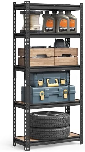 SONGMICS Estante Organizador 5 Niveles (30 x 75 x 150 cm) por $791.99 en Amazon