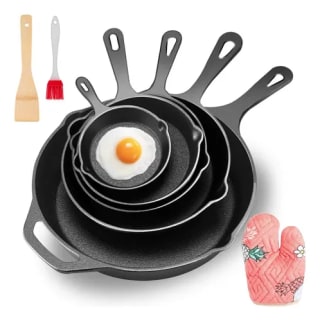 Set 5 Sartenes Hierro Fundido 26cm por $386 | Oferta Mercado Libre