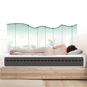 Novilla Colchón Viscoelástico 90x190cm, Espuma de Gel con Memoria por 42.50€