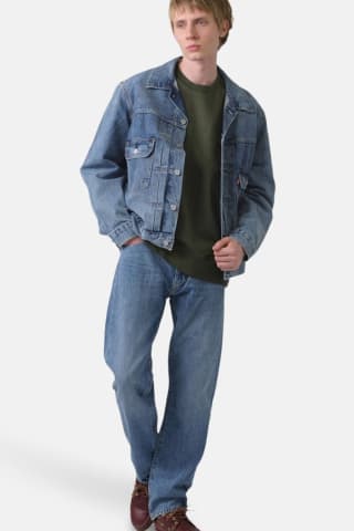 Levi's Jeansjas Mid blue denim voor €41,98 bij ZEB