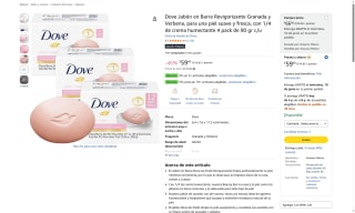 Jabón Dove Go Fresh por $59 | Oferta Amazon