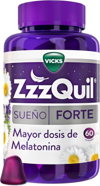 ZzzQuil Sueño Forte, Mayor dosis de Melatonina 60 gummies dormir por 19.47€