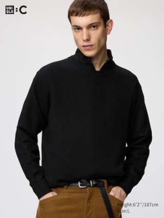 Pull en laine mérinos mélangée à 29,90€ chez UNIQLO