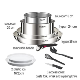 Tefal Ingenio Resist set 11 pièces en inox pour 124,99€