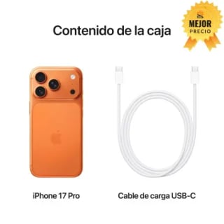 iPhone 17 Pro de 256 GB por 1.087.02€ Naranja cósmico