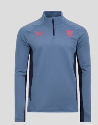 Sevilla heren trainingstop 1/4 zip voor €21 bij Castore