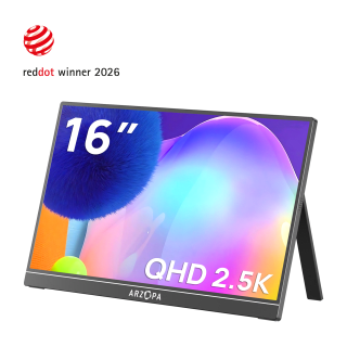 Arzopa Z1RC 16" 2,5K draagbare monitor voor €99,99 bij Arzopa