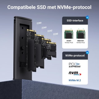 UGREEN NVMe M.2 SSD behuizing voor €17,99 bij Amazon