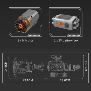 Mould King 10206 motor V8 por solo 25,97€