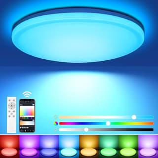 Plafón Led Techo Techo RGB con Mando a Distáncia y Control APP por 15,59€