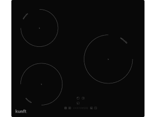 Placa de Inducción 3Z KUNFT KIH9066 de 3 zonas por solo 98,99€