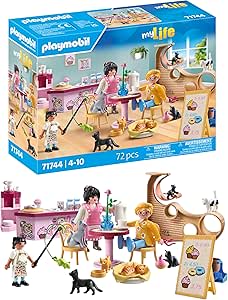 Playmobil Cafetería para Gatos por $479 | Amazon