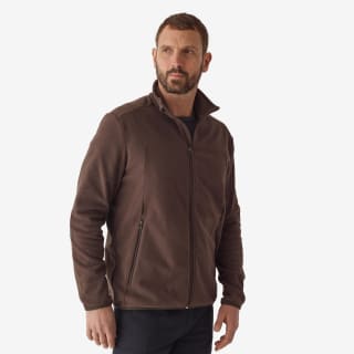 Chamarra polar de caza café para adulto Solognac 100 por $199 en Decathlon