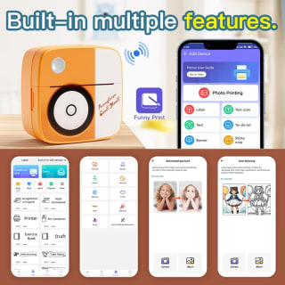 Mini Impresora Térmica D2 (57mm) por $77 en AliExpress