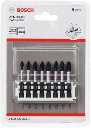 Bosch Accessoires Impact 8 Delige bitset voor €8,13 bij Amazon