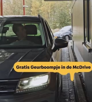 Gratis Geurboompje via de McDrive bij Mc Donalds