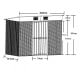 Abri de jardin 3,12m² en acier galvanisé - HABRITA pour 149€ chez Mon Abri de Jardin