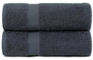 Lot de 2 grandes serviettes de bain Todocama en 100% coton 550 g/m² à 20,99€