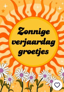 25% korting op alle verjaardagskaarten bij Greetz