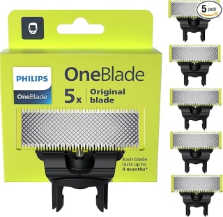 5 cuchillas Philips OneBlade Original compatible OneBlade y OneBlade Pro por 34,99€