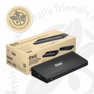 Club 3D USB3.2 Gen1 Type-C Universal Triple 4K Charging Dock voor €139 bij Caps