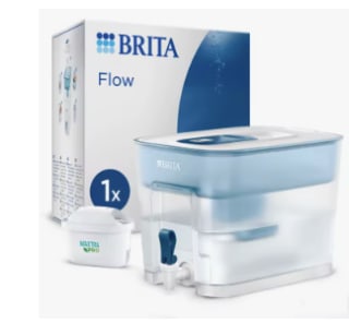 Brita Depósito filtrante Flow azul de 8,2 litros con cartucho Maxtra Pro por 32,16€