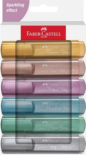 FABER-CASTELL set de rotuladores metalizados (6 rotuladores) por 5,96€ en Amazon