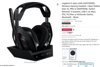 Logitech G Astro A50 Lightspeed - Draadloze Gamingheadset voor €199 bij Amazon