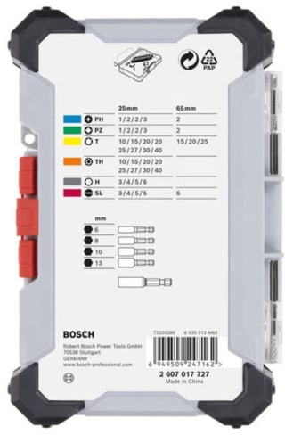 Bosch Accessories Extra Hard Set 2607017727 (43-delig) voor €20,79 bij Bol