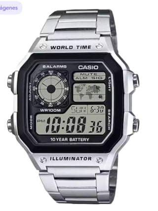 Casio AE-1200WHD-1AVEF Reloj Hombre Resistente Al Agua por 42.41€