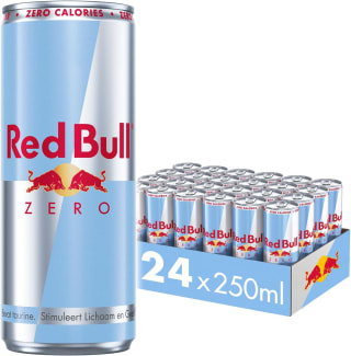 Red Bull Energy Drink Zero 24-pack (24 x 250ml) voor €29,19 bij Amazon