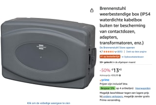 Brennenstuhl weerbestendige box voor €14,91 bij Amazon