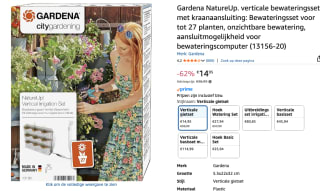 Bewateringsset verticale tap voor €14,95 bij Amazon