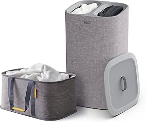 Joseph Joseph Laundry 2-Piece Set – 35L Collapsible Hold-All & 60L Tota Laundry Hampe