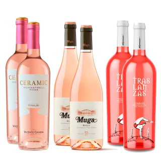 6 Botellas de Colección La vie en rose por 37.6€