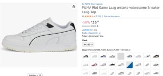 Puma RBD Game Low sneakers voor €33,77 bij Amazon