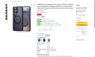 Funda UGREEN S26 Ultra por $224 | Oferta Amazon
