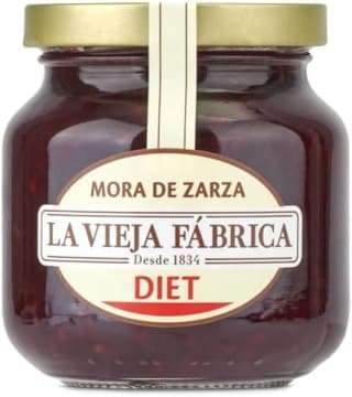 3 Unidades La Vieja Fábrica Mermelada de Mora DIET 280 g por 5,50€