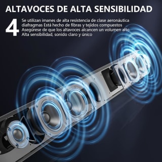 LEQI Sound Bar 5.1 (240 W) por $1,584 en Amazon