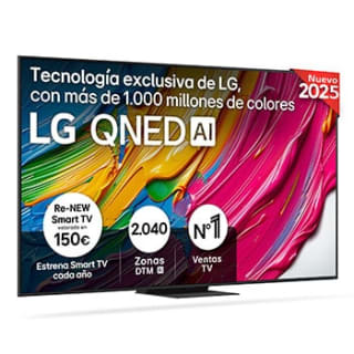 Smart TV LG QNED AI QNED81 86" 4K 2025 por 1.080,20€