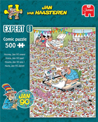 Jan van Haasteren Expert 8 - Jan 90! (500 stukjes) voor €6,89 bij Bol