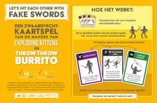 Let's Hit Each Other With Fake Swords - Nederlands kaartspel voor €10,69 bij Bol