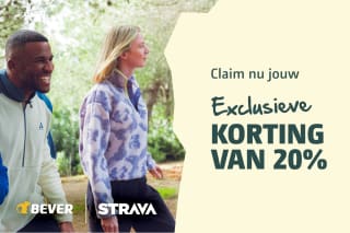 -20% bij Bever met de Bever x Strava-challenge
