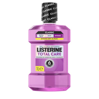 3 x Listerine Total Care Intense Taste Classic Antibacterial Mouthwash (1L) for £10 a
