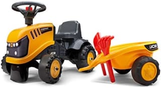 FALK JCB bouwplaatsdrager met aanhanger voor €29,29 bij Amazon