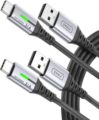 INIU USB C Charger Cable, 2m+2m for £3.67 at Amazon
