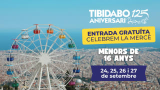 Gratis entrada para menores de 16 años en Tibidabo del 24 al 27 de septiembre