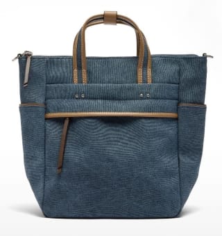 Mochila de tejido con bandolera por 12.99€.