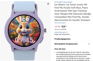 Ice-Watch ICE-Smart junior 3.0 - Kindersmartwatch voor €39 bij Amazon